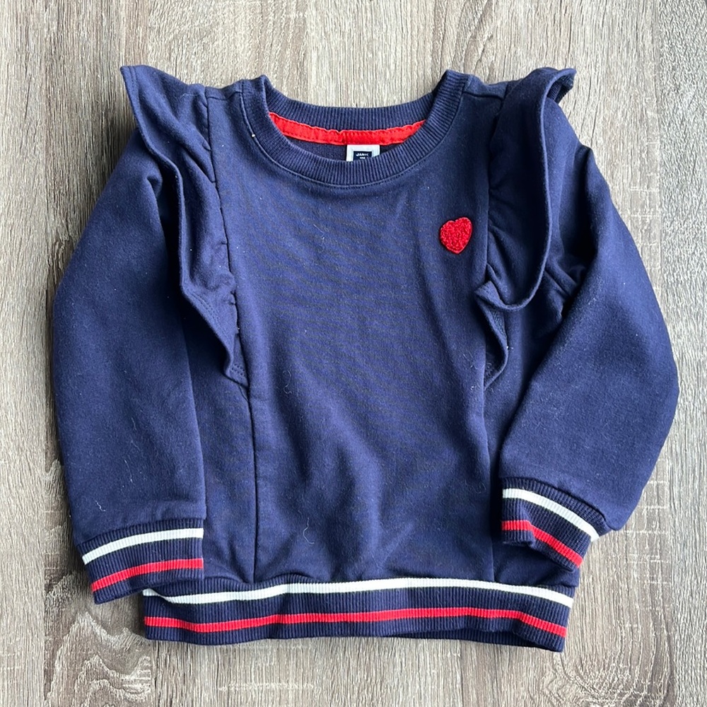 Toddler Girls Janie and Jack Crewneck Sweatshirt 🇺🇸